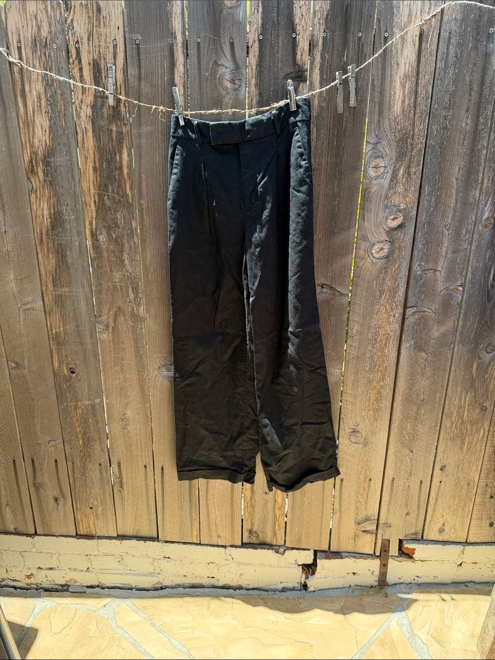 Banana Republic Black Wide Leg Pants - Size 2